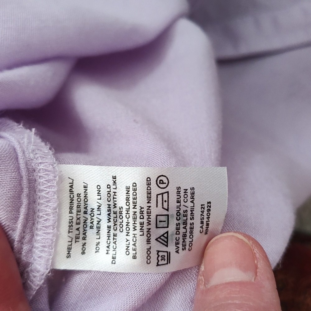 Linen blend Loft button down - Picture 4 of 6